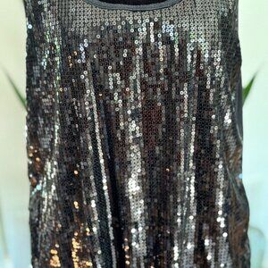 Lane Bryant Scoop Neck Sequin Tanktop NWOT sz(14-16)